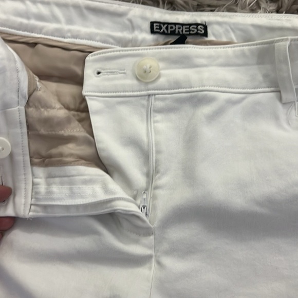 Express Ankle White Pants Size R6 - Picture 4 of 6